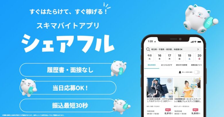 シェアフル利用イメージ