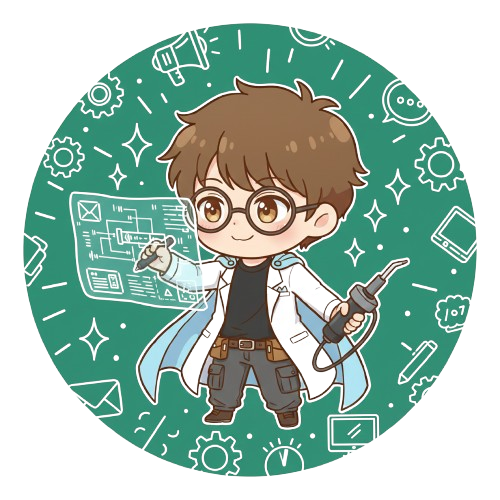 没頭する研究者